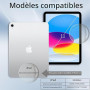 GKABXY Étui pour iPad (A16) 11e Génération 11 Pouces 2025 / iPad 10e Génération 10,9 Pouces 2022, Coque Mince avec Support Intég