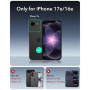ESR Coque Magnétique pour iPhone 17e/16e, Transparente | Anti-jaunissement, Ultra Mince, Protection Chute 3X Militaire, Absorpti