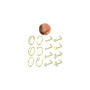 CASSIECA 14Pcs 20G Piercing Nez Acier Chirurgical Piercing Nez en Forme de L avec Zircone Piercing Anneau Nez Faux Piercing pour