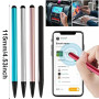 Pack de 4 stylets universels capacitifs pour écran tactile, stylets pour toutes les tablettes, stylet pour écran tactile, pour i