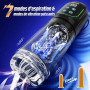 Masturbateurs Masculins Sex Toys avec 7 Modes Télescopiques & Rotation Et Succion, Automatique Masturbâteur Homme Mains Libres V