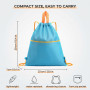 Sac Piscine Enfant, Sac de Sport à Cordon 39x31cm, Sac à Dos Léger et Résistant pour École, Gym et Natation, Petit Sac de Sport 
