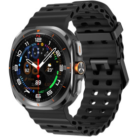 BLBDFCWW Bracelet pour Galaxy Watch Ultra 47 mm Bracelets Sport en Silicone Style Marin, Compatible avec Samsung Galaxy Watch Ul