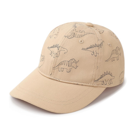 DRESHOW Bambin Baseball Casquette Bébé Soleil Chapeau Mignon Dinosaure Motif Casquettes Unisexe Bébé Trucker Chapeaux Nourrisson