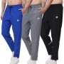 Hpbygstae Lot de 3 Pantalons de survêtement athlétiques pour Homme, avec Poches élastiques à Fermeture éclair