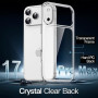 JETech Coque pour iPhone 17 Pro Max, Transparent | Anti-Jaunissement, Antichoc, Dos PC Rigide Résistant aux Rayures, Étui Housse