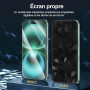 NEW'C Kit de 4, 2 x Verre Trempé pour iPhone 16 (6,1 Pouces) et 2 x Protection Caméra Arrière - Anti Rayures - sans Bulles d'air