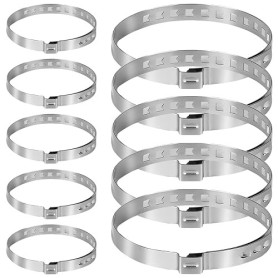 Collier Soufflet Cardan，10 Pièces Collier soufflet de cardan universel Collier serrage souffle 5 Petites et 5 Grandes，pour la Pl