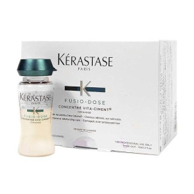 Kerastase - Gamme Fusio-Dose - Soin concentré Vita-Ciment reconstructeur intensif idéal pour cheveux abîmés et sur-sollictés - 1