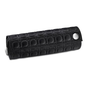 ghd - Pochette thermorésistante pour Lisseurs ghd avec tapis (Noire) | Pochette de rangement fer à lisser - Tapis détachable et