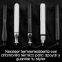 ghd - Pochette thermorésistante pour Lisseurs ghd avec tapis (Noire) | Pochette de rangement fer à lisser - Tapis détachable et
