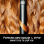 ghd - Pochette thermorésistante pour Lisseurs ghd avec tapis (Noire) | Pochette de rangement fer à lisser - Tapis détachable et