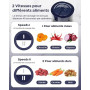 Bear 2L+1.8L Hachoir à Viande Électrique Verre + Acier Inoxydable 600W 2 Vitesses Hachoir avec 4 Lames en Acier Inoxydable et Ha