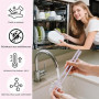 KQDRAVINE Baguettes Chinoises, 5 Paires de Baguettes pour Manger, Lavables au Lave-vaisselle, Réutilisables pour la Cuisine Chin