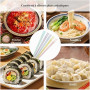 KQDRAVINE Baguettes Chinoises, 5 Paires de Baguettes pour Manger, Lavables au Lave-vaisselle, Réutilisables pour la Cuisine Chin
