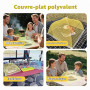 3 Pièces Cloche Alimentaire Pliable Anti Insectes, Anti-mouche Cloches Alimentaires, Couvercle de Nourriture en Maille Pliant Te