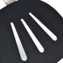 Spatule Ronde Large en Silicone, Spatule de Cuisine à Fente Antiadhésive avec Trou pour Crêpes œufs Poisson