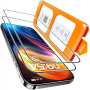 TOCOL Verre Trempé pour iPhone 16 Plus, iPhone 15 Plus, Facile à Installer | Lot de 2, Couverture Complète, Sans Bulles, 9H Rési