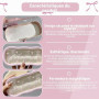 Nievajio Lot de 2 étuis à lunettes pour femmes et filles – En forme de papillon rose avec nœud, rangement compact pour lunettes,