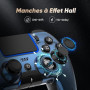 BETMI Manette sans fil pour PS5, Pro/Slim/MAC/Steam Deck/PC, joystick à effet Hall, double vibration, Macro/Turbo, jack 3,5 mm,