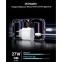 Chargeur USB C Rapide pour iPhone 17/17 Air/17 Pro/17 Pro Max, iPhone 16/15/15 16 Pro Max, Prise Adaptateur Secteur Embout 27 W