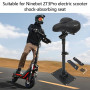 Ysislybin Siège de Trottinette Électrique ZT3Pro, Hauteur Réglable de 45 à 65 cm Coussin Amortisseur Pliable pour Trottinette Él