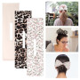 6 Pcs Chignon Magique Français Styling Donut Buns Réutilisables | Outils de Donut à Bouclés de Cheveu Twist Flexibles Multicolor