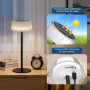 Alinana Lot de 2 Lampe de Table Sans Fil, Lampe de Table Extérieure Etanche | Alinana Lampe de Bureau LED Tactile avec 3 Couleur