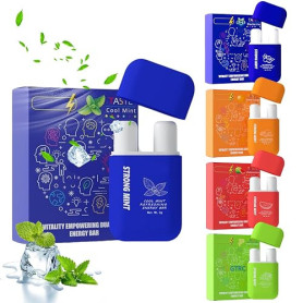 Pack de 5 Inhalateurs Nasaux – Nouvelle Version Double Embout avec 5 Arômes Naturels – Stick Mentholé Compact pour Soulagement R