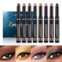 Flintronic 8PCS Crayon Fard a Paupieres, Bâton d'Ombre à Paupières, Baton de Fard a Paupiere Pailleté, Imperméable, Longue Durée