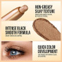 Set de 6 bâtons d'ombres à paupières, Crayon ombres à paupières crème mate et scintillante, Kit de maquillage des yeux en bâton