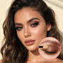 BUTBU 50 pièces Brosse à Paupières, Pinceaux Maquillages Yeux, Pinceau de Fard à Paupières Double Face, Pinceaux Eponge pour Far