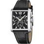 Festina Montre Homme Analogique avec Bracelet en Cuir - Mouvement Quartz - Chronographe - Verre Minéral Haute Résistance - Étanc