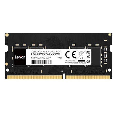 Lexar SODIMM RAM DDR4 8Go, 3200 MHz Ram PC Portable, Mémoire pour Ordinateur Portable SODIMM, 260-Pin SO-DIMM, Mémoire RAM, Memo