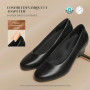 DREAM PAIRS Escarpins Femme Petit Talon Enfile | Soutien de la Voûte Plantaire, Chaussures Travail Bureau Confort Longue Durée