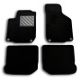 Tapis de Sol sur Mesure, avec Talonnette en Caoutchouc renforcé, Boutons d'ancrage, Noir