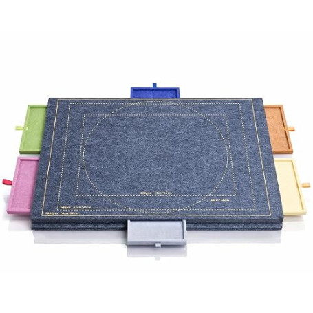 Roxelie Plateau Puzzle Inclinable pour Adultes – Table Puzzle avec 6 Tiroirs de Tri, Repères 500/1000 pièces, Surface en Feutre