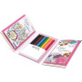 Sixstore Relaxing Antistress Lot de 3 livres de coloriage Couleurs Thérapie Couleurs assorties Format voyage 18 x 11 cm Set de c