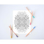 Coloriage Adulte: Coloriage par numéros - mandalas et motifs