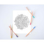 Coloriage Adulte: Coloriage par numéros - mandalas et motifs