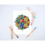 Coloriage Adulte: Coloriage par numéros - mandalas et motifs