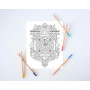 Coloriage Adulte: Coloriage par numéros - mandalas et motifs