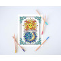 Coloriage Adulte: Coloriage par numéros - mandalas et motifs