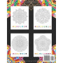 Mandalas Mysteres - 3 livres en 1 - Coloriage pour adultes: Plus de 75 Magnifiques mandalas à colorier avec codes numéros - Une