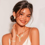Ushiny Set de Bijoux de Mariage en Strass pour Mariée - Collier, Boucles d'Oreilles et Bracelet en Or - Accessoires de Soirée po