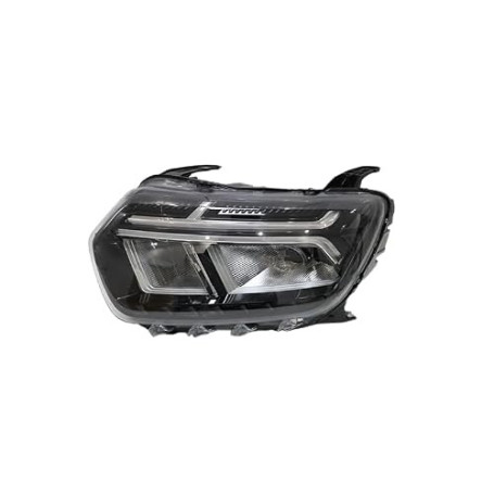 JSUDQR Phare gauche chromé haute performance pour Dacia Duster 2022 L:260602287R XF733-010 LHD