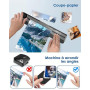MAXDONE Plastifieuse A4, 5 en 1 avec 30 Feuilles de Machine à Plastifier | pour A4/A5/A6 Réchauffement Rapide, Ensemble de Plast