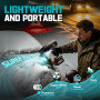 Ecarke Souffleur sans Fil avec 2× Batteries 4000 mAh, Moteur brushless 80.000 TR/Min, Vitesse d’air 60 m/s & Pression 850 g, sou