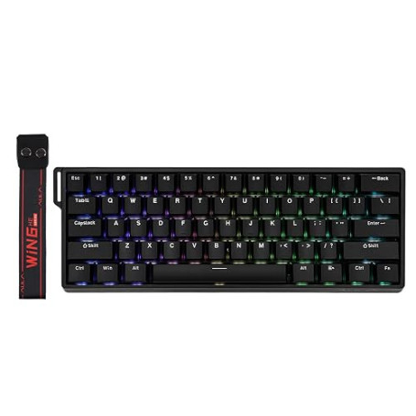 EPOMAKER Aula WIN60 HE 60% Clavier Magnétique avec Actionnement Réglable | 8 000Hz, Commutateurs à Effet Hall, Échange à Chaud,