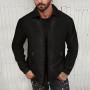 aromm HommeSurvêtements Waffle Manches Longues Zipper Veste & Pantalon Ensemble de 2 Pièces pour Decontracté Sport Travail